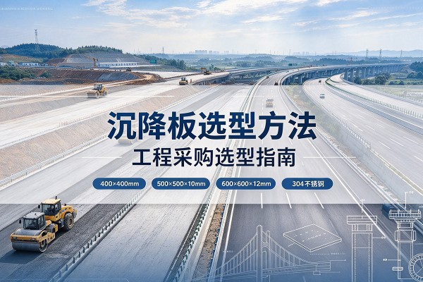卫滨沉降板选择方法