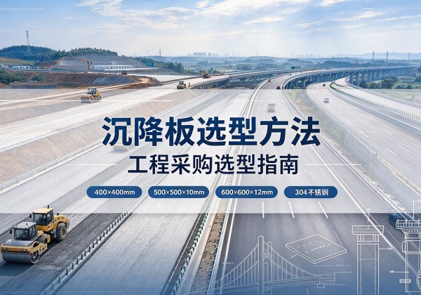 卫滨沉降板选择方法
